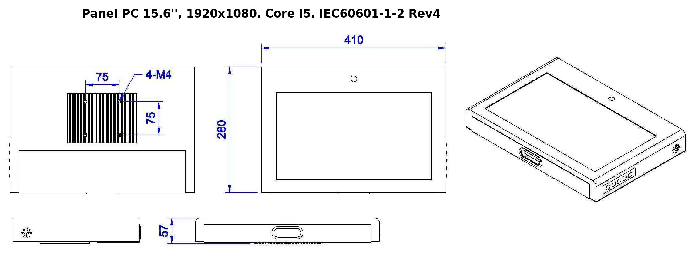Panel PC IEC60601-1-2 Rev 4